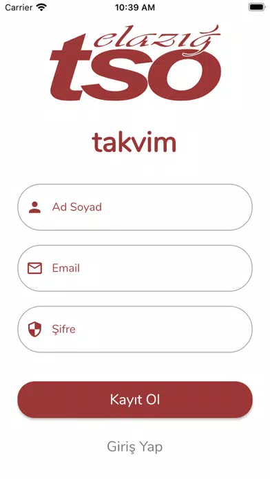 Elazığ TSO Takvim Ekran Görüntüleri