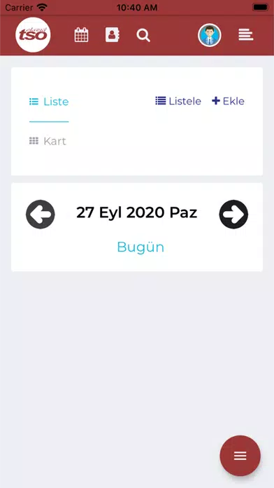 Elazığ TSO Takvim Ekran Görüntüleri