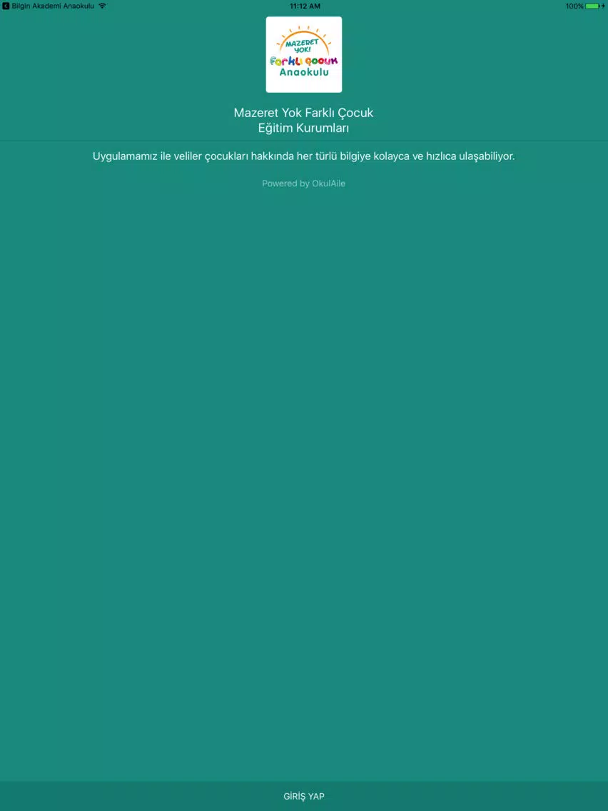 Mazeret Yok Eğitim Kurumları iPad Screenshots