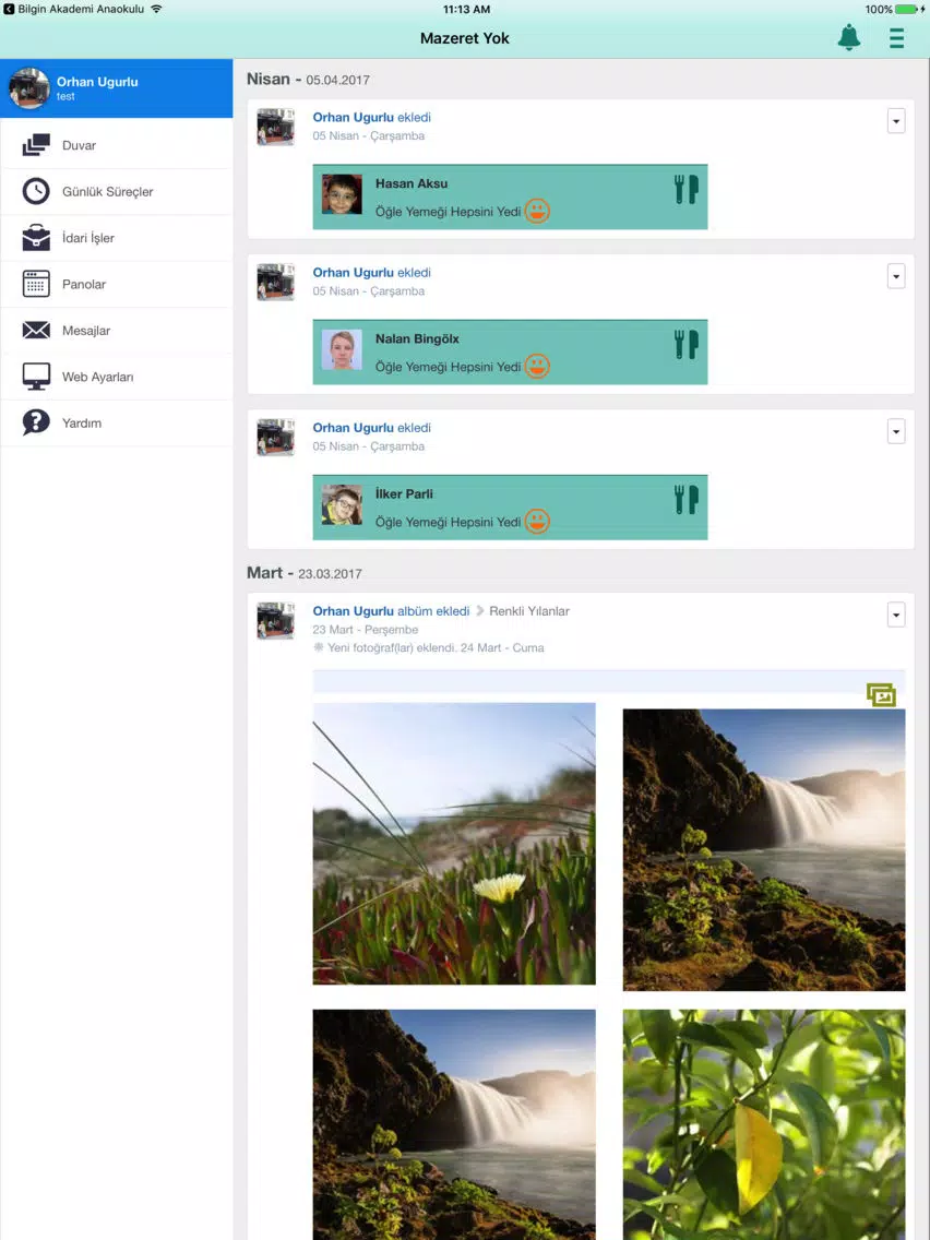 Mazeret Yok Eğitim Kurumları iPad Screenshots