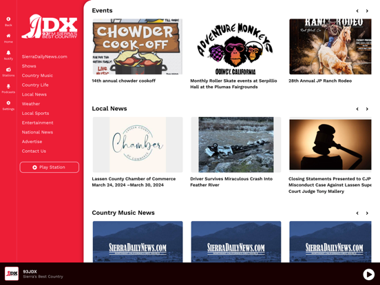 Sierra Daily News iPad Screenshots