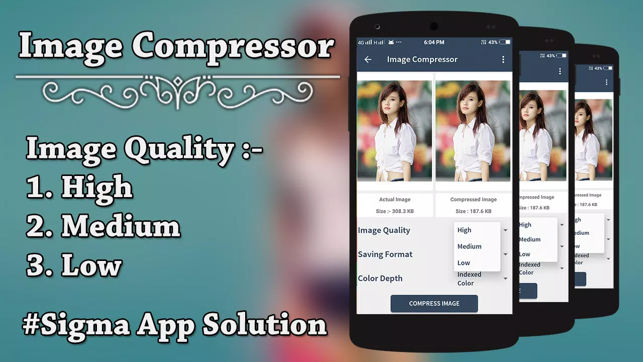 Image Compressor Screenshots
