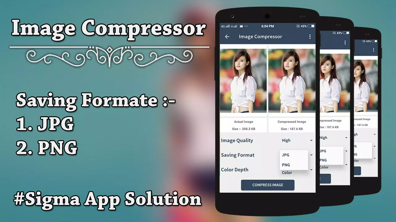 Image Compressor Screenshots