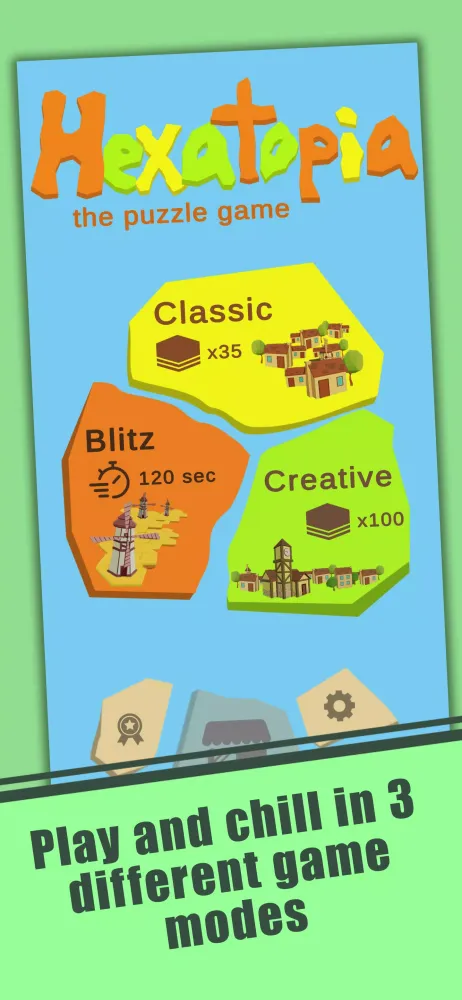 Hexatopia: the puzzle game Screenshots