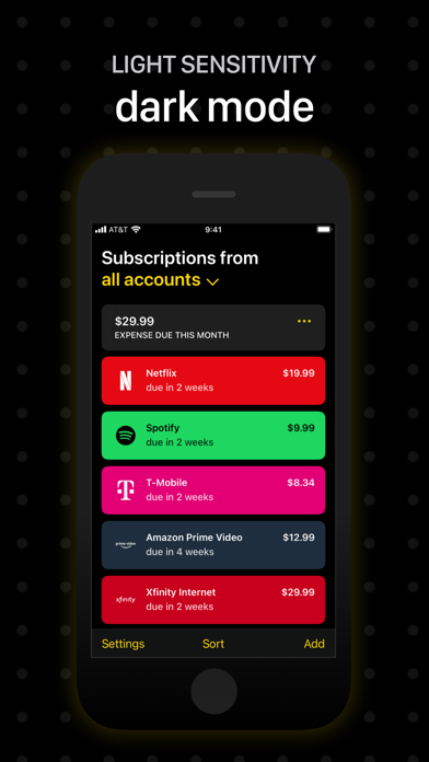 Track Subscriptions - DuesX Screenshots