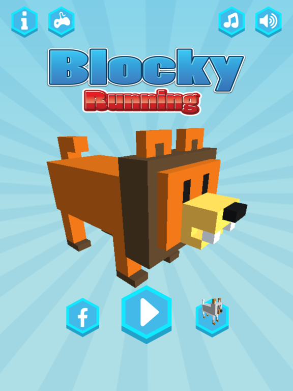 blocky endless risky road running arcade hopper iPad Screenshots