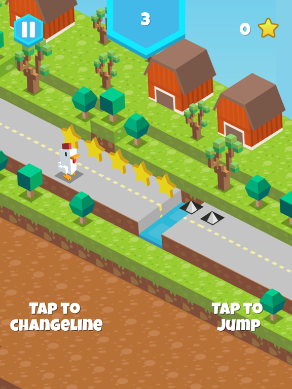 blocky endless risky road running arcade hopper iPad Screenshots