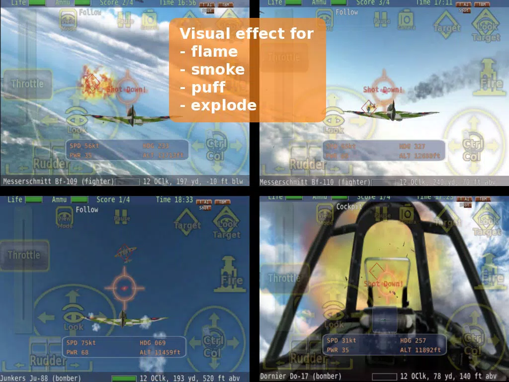 Capturas de tela do Air Battle of Britain HD Lite iPad 
