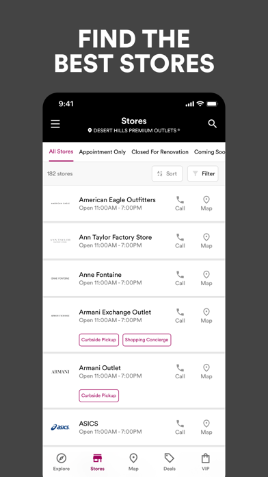 SIMON: Malls, Mills & Outlets Screenshots