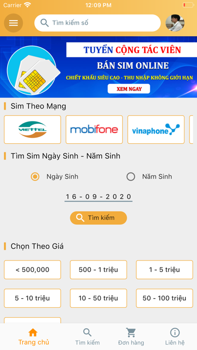Sim online - app sim số đẹp Screenshots