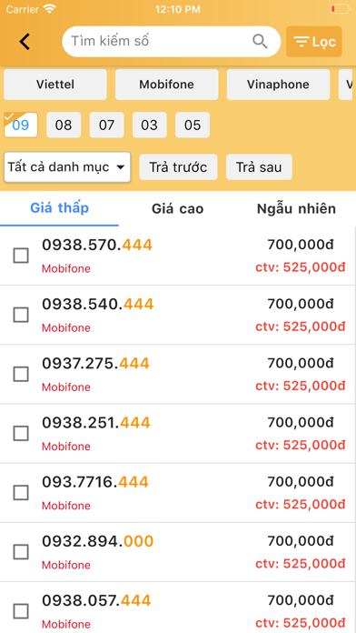 Sim online - app sim số đẹp Screenshots