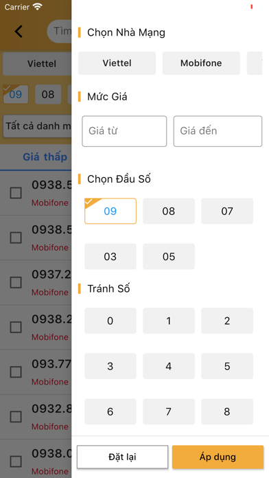 Sim online - app sim số đẹp Screenshots