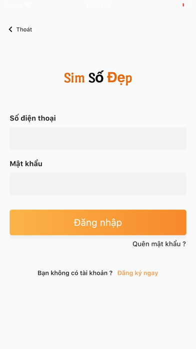 Sim online - app sim số đẹp Screenshots