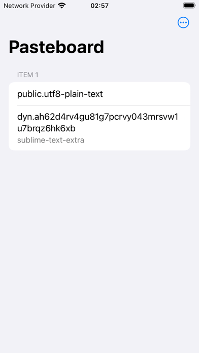 Pasteboard Viewer Screenshots