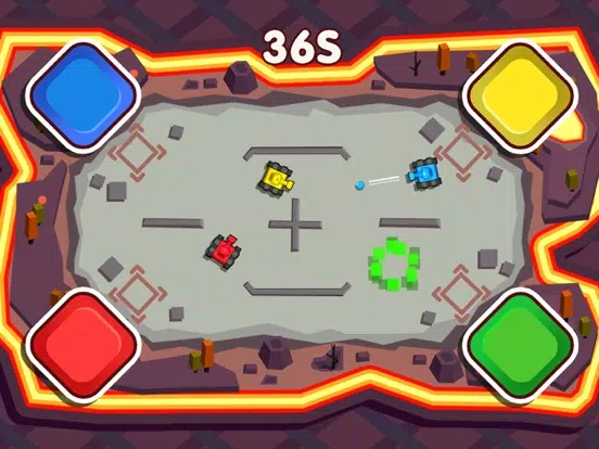 Tangkapan skrin Tank Of Tanks Battle iPad 