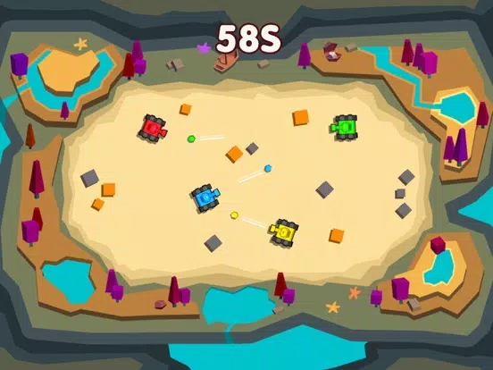 Tangkapan skrin Tank Of Tanks Battle iPad 
