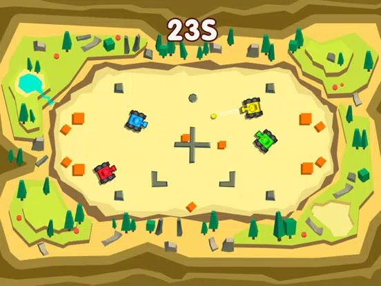 Tangkapan skrin Tank Of Tanks Battle iPad 