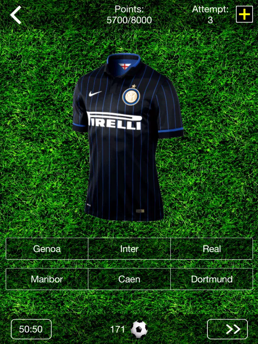 Football Quiz 2015 - Guess the Football Club Shirt! iPad Screenshots
