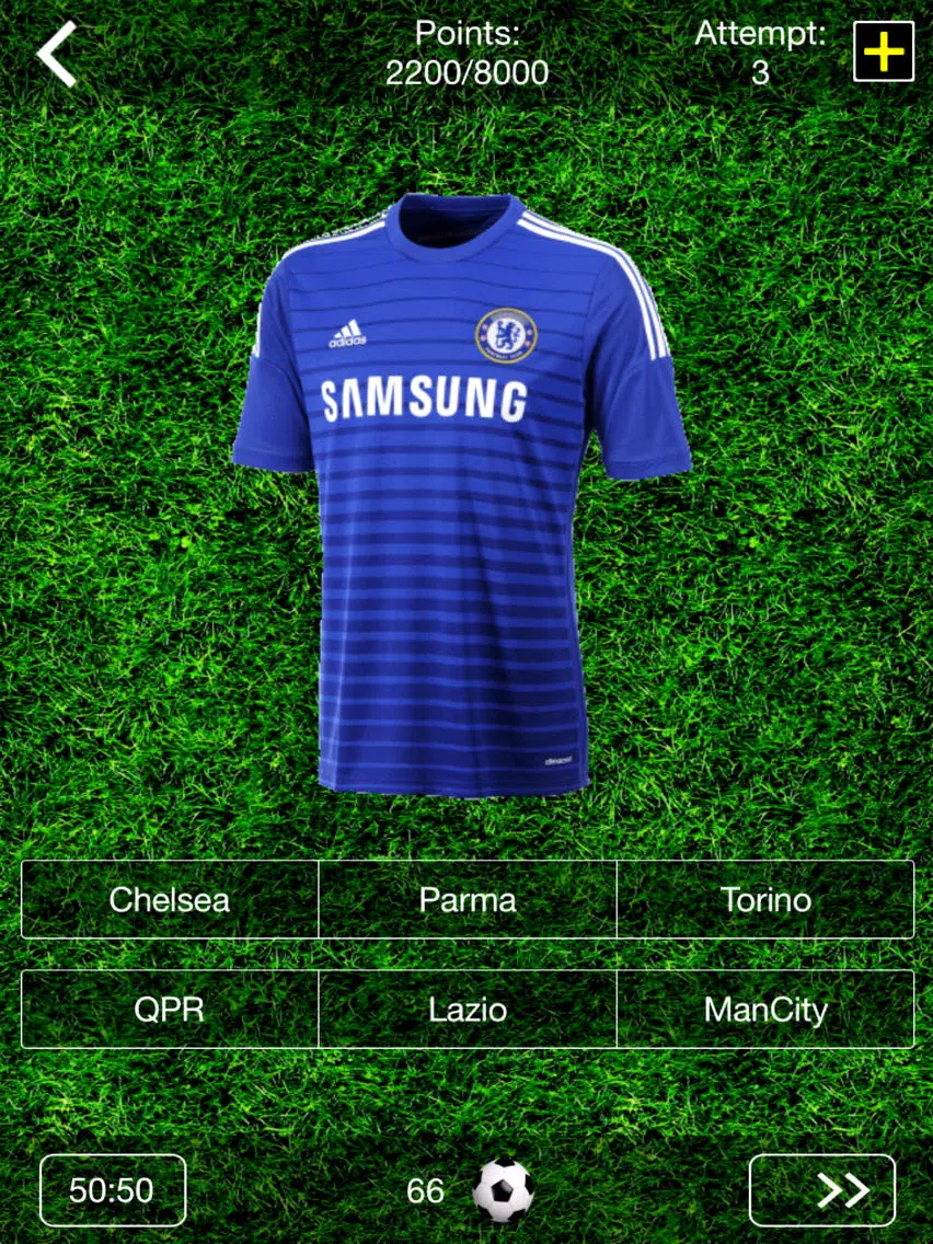 Football Quiz 2015 - Guess the Football Club Shirt! iPad Screenshots