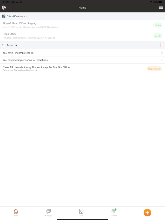SetConnect iPad Screenshots