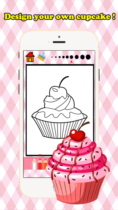 Bakery Cupcake Coloring Book Free Games for children age 1-10: Support your child's learning with drawing ideas, fun activities Screenshots