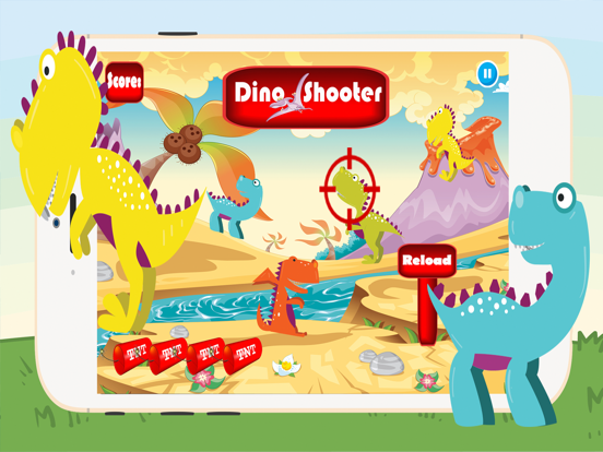 Go Little Dinosaur Shooter Games Free Fun For Kids iPad Screenshots