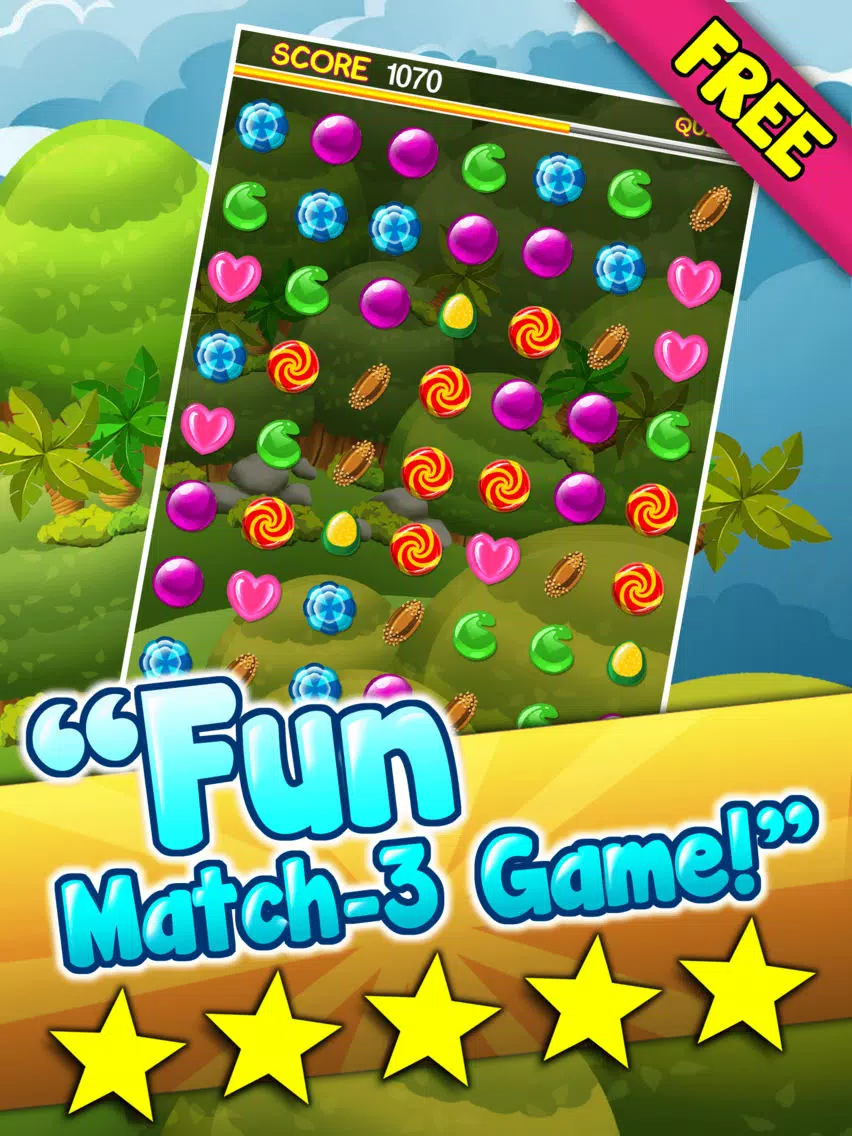 Candy Games Blitz Mania Free - Play Great Match 3 Game For Kids And Adults HD iPad Screenshots