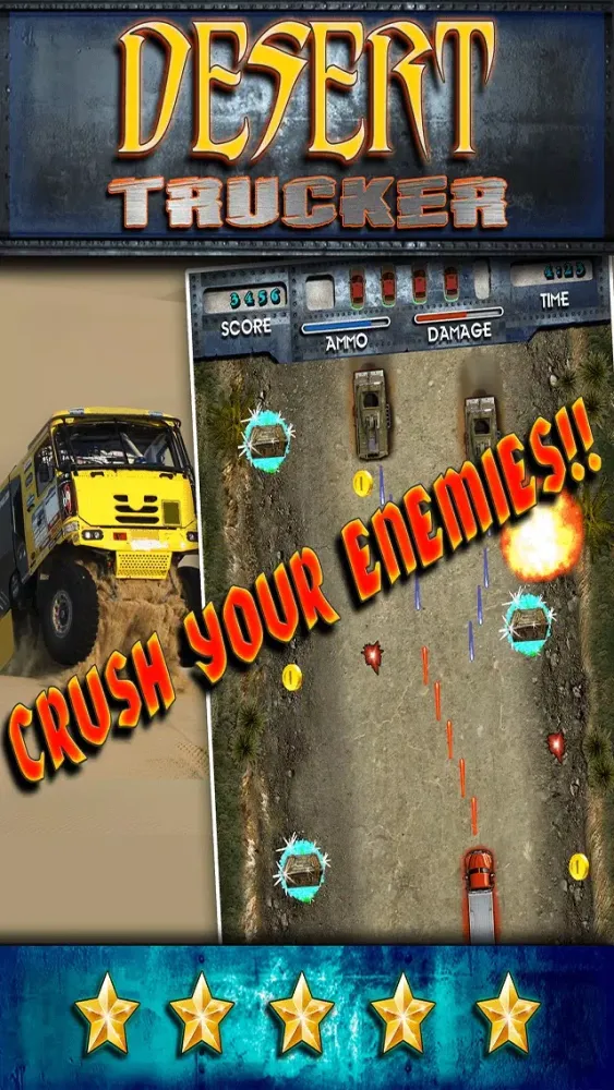 A Desert Trucker - Real Lorry And Truck Driver Offroad Chase Racing Games 3D FREE Screenshots