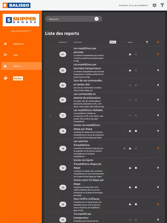 Baliseo iPad Ekran Görüntüleri