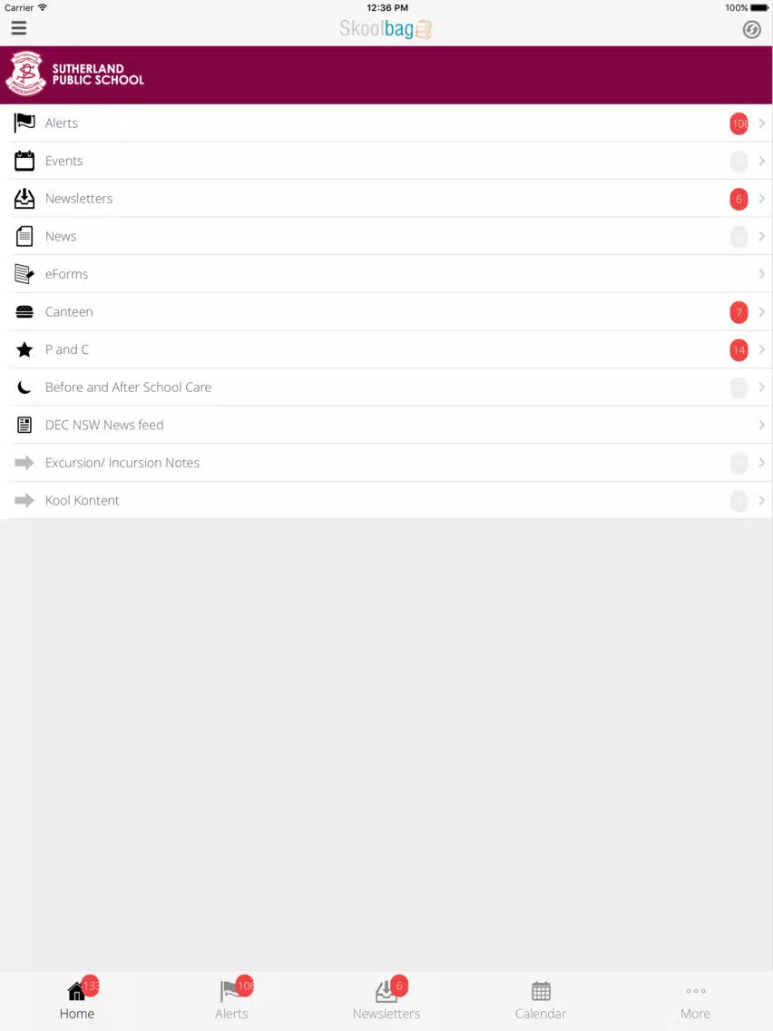 Sutherland Public School iPad Screenshots