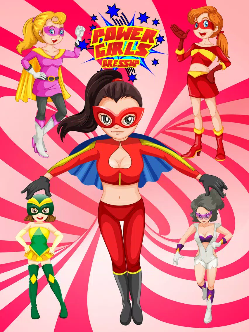 Captures d'écran de Power Girls Dress Up - Lovely Costumes Design Game For Girls iPad