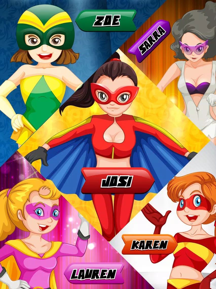 Captures d'écran de Power Girls Dress Up - Lovely Costumes Design Game For Girls iPad