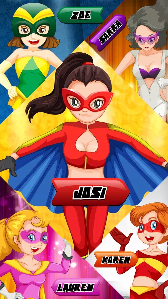 Captures d'écran de Power Girls Dress Up - Lovely Costumes Design Game For Girls