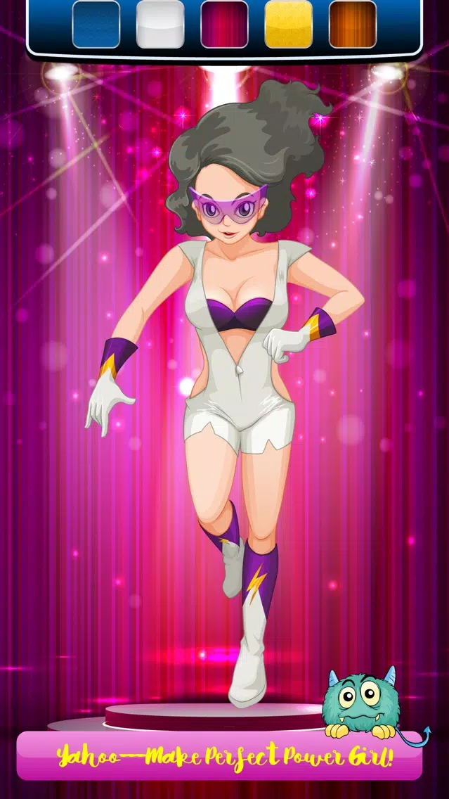 Captures d'écran de Power Girls Dress Up - Lovely Costumes Design Game For Girls