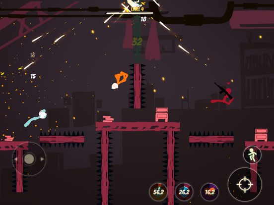 Tangkapan skrin Stickfight Shadow Battle iPad 