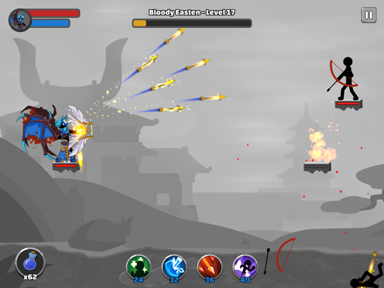 Capturas de tela do Stickfight Archer iPad 