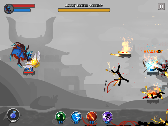 Capturas de tela do Stickfight Archer iPad 