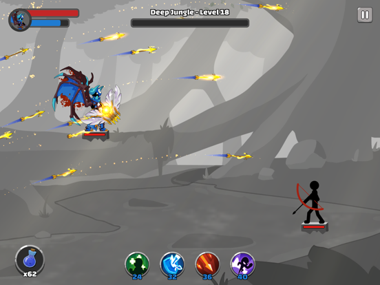 Capturas de tela do Stickfight Archer iPad 