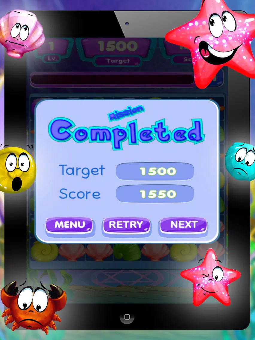 splash link - Ocean & Under Water pop Puzzle Game Free with Friends iPad Screenshots