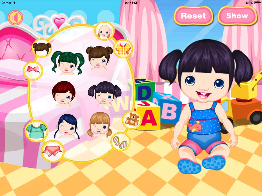Beautiful Baby Dressup iPad Screenshots