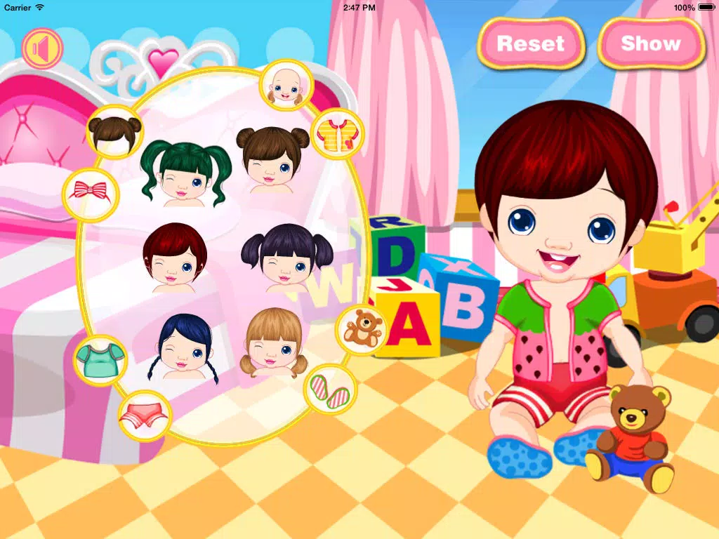Beautiful Baby Dressup iPad Screenshots