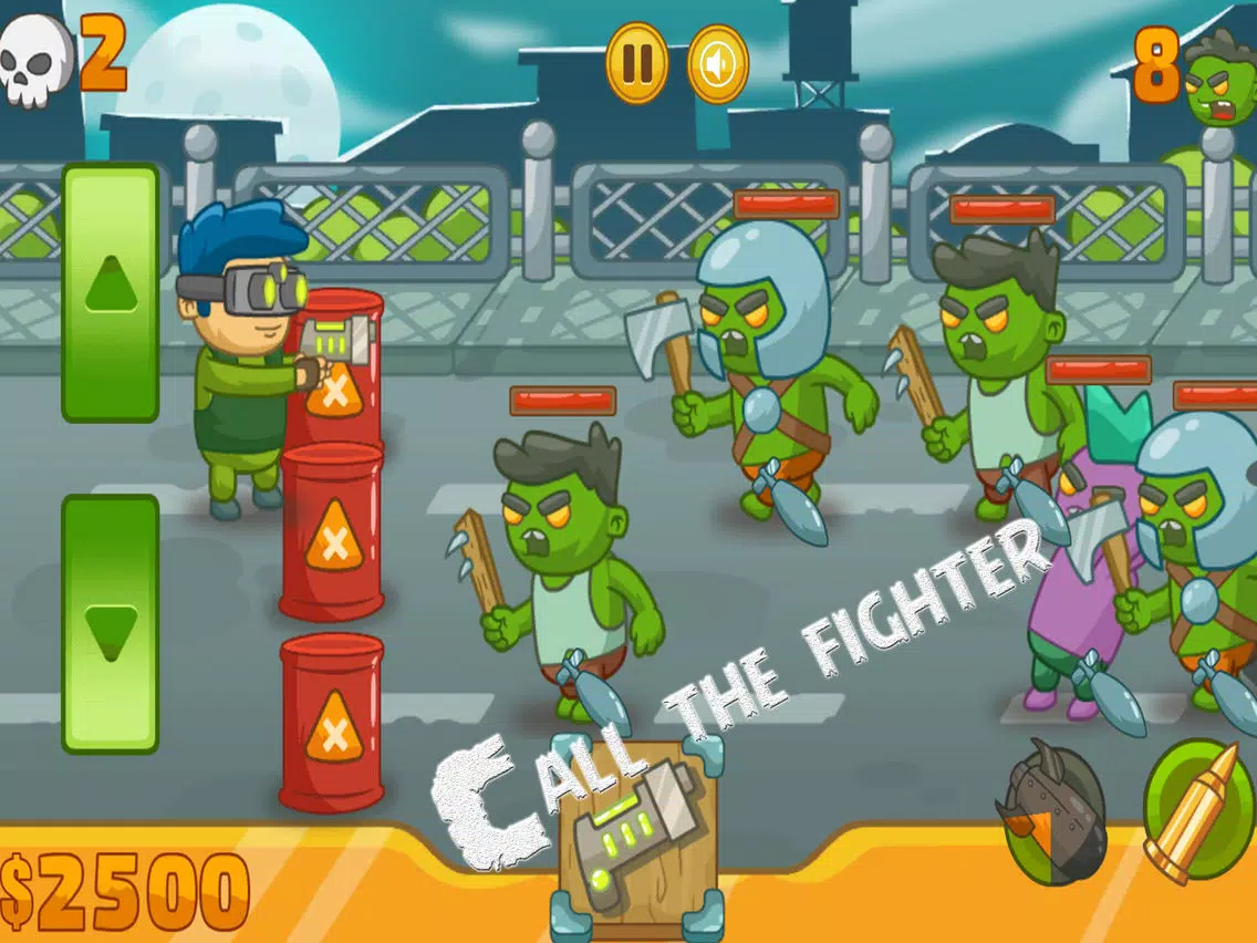 Screenshot di Zombie Defense - Halloween Night iPad 