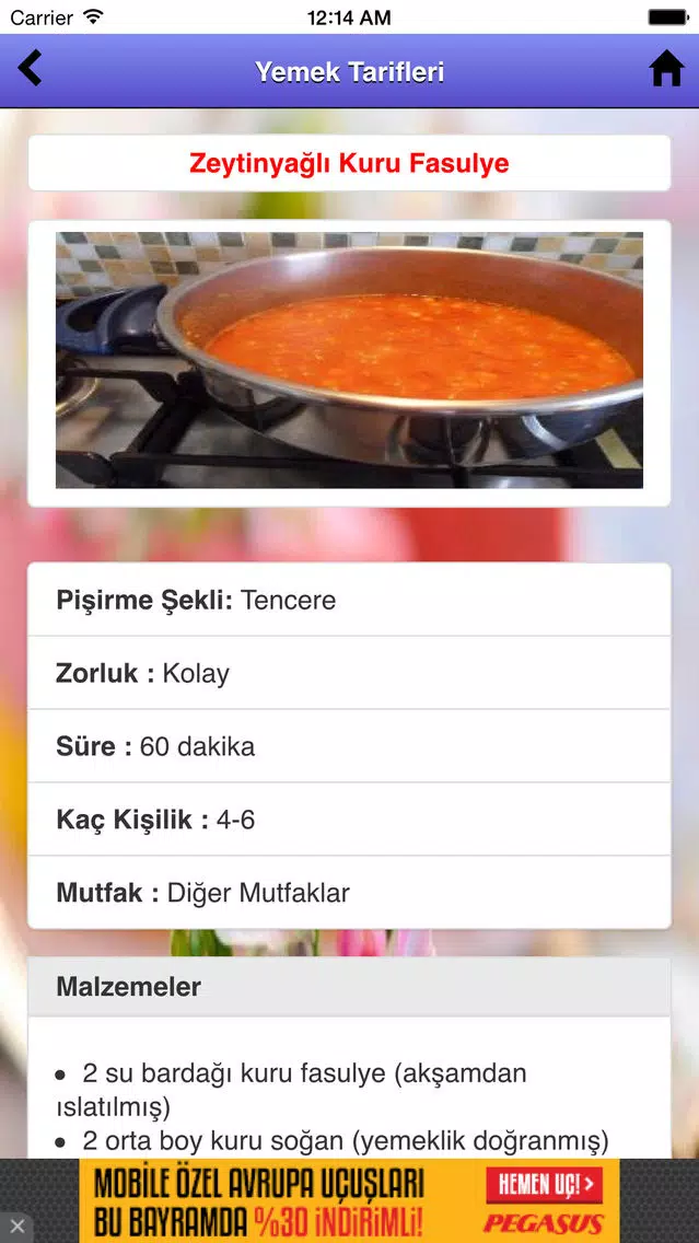 Yemek Tarifleri - Resimli स्क्रीनशॉट