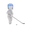 Human Hockey Player Stickers