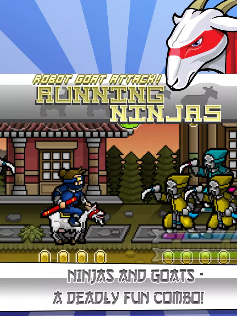 Robot Goat Ninja iPad  Screenshots