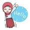 Cute Hijab Stickers Pack