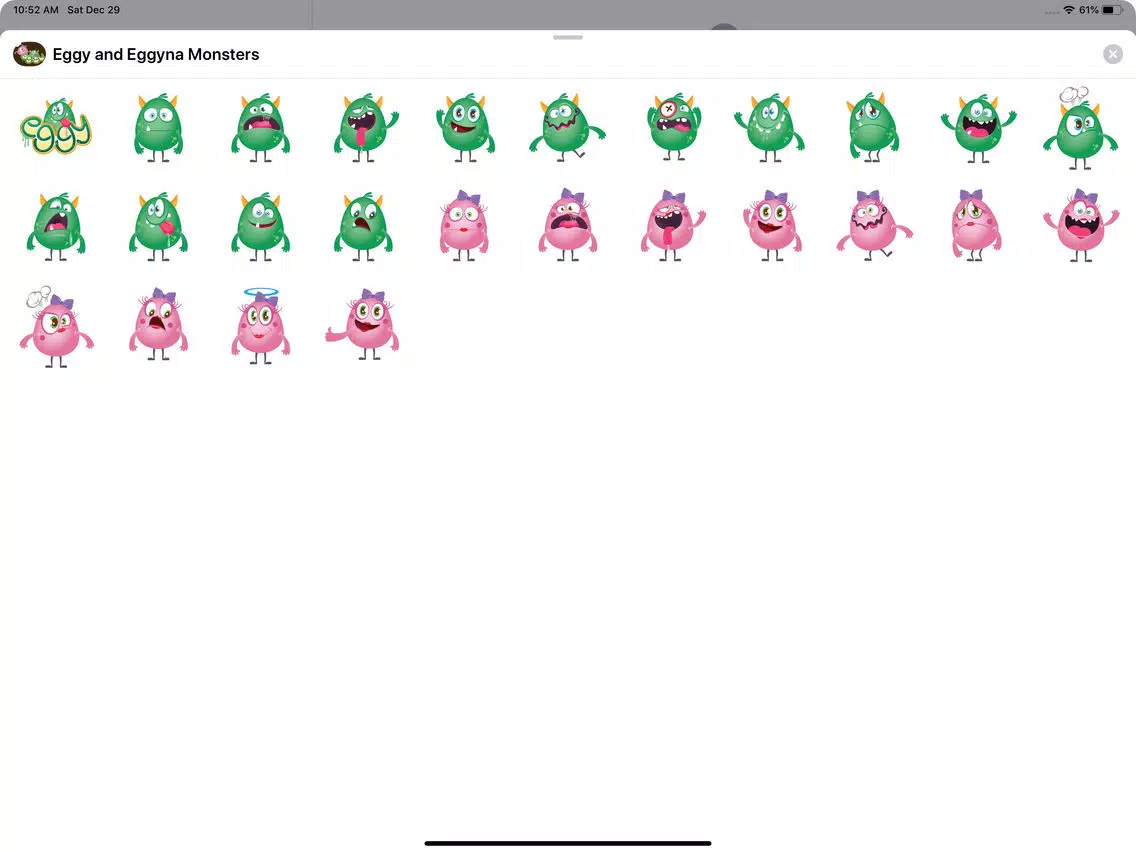 Eggy and Eggyna Monsters iPad Screenshots