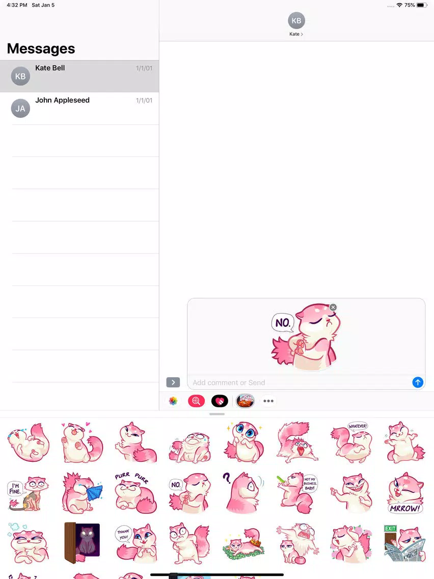 Nala Cat Stickers Pack iPad Screenshots