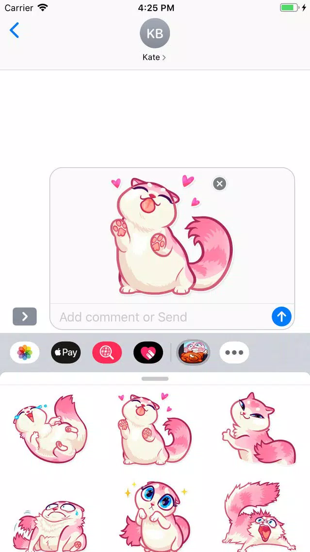 Nala Cat Stickers Pack Screenshots