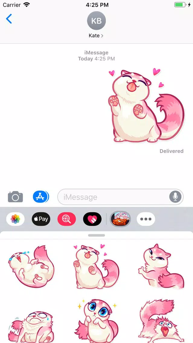 Nala Cat Stickers Pack Screenshots